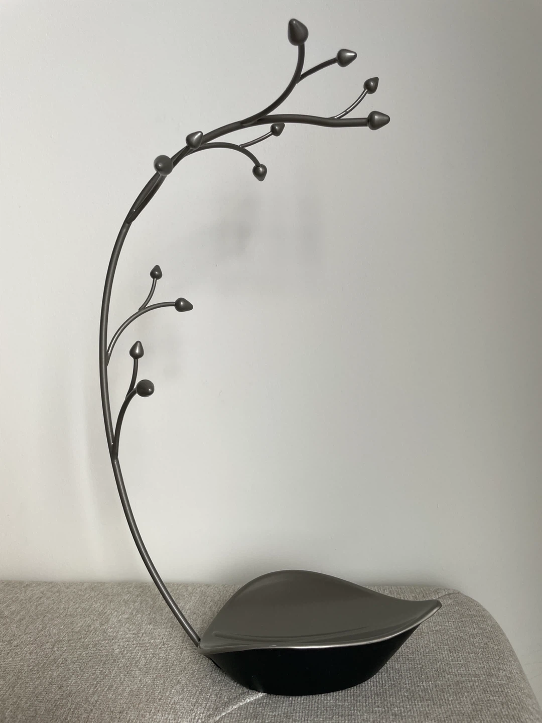 Metal Orchid Branch Decorative Jewellery Stand