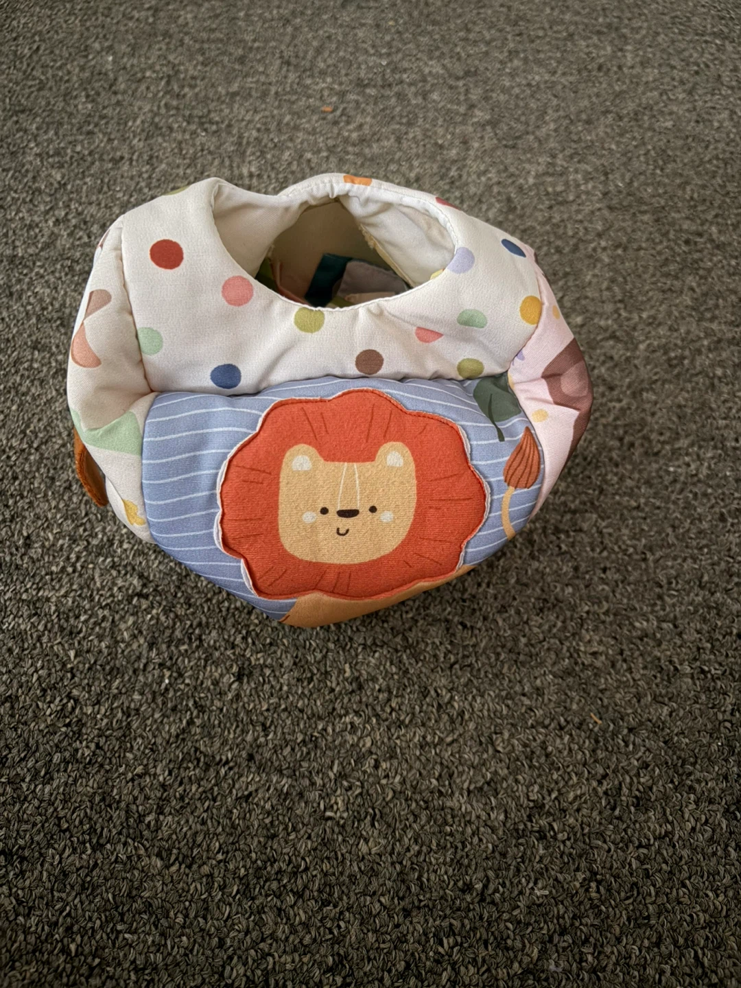 Soft Activity Cube Toy with Animals and Numbers