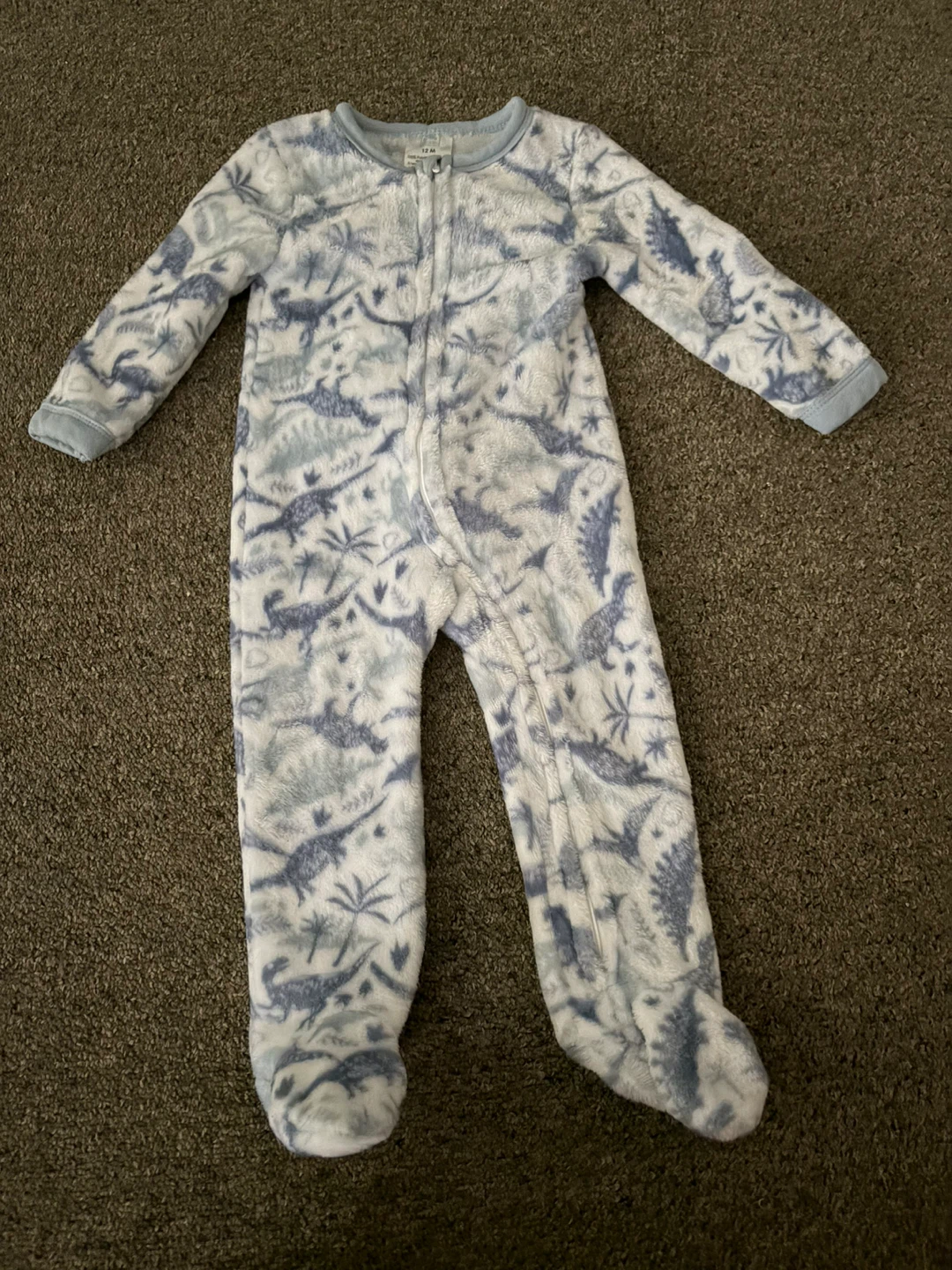 Baby Mode Dinosaur Footie Pajamas 12M