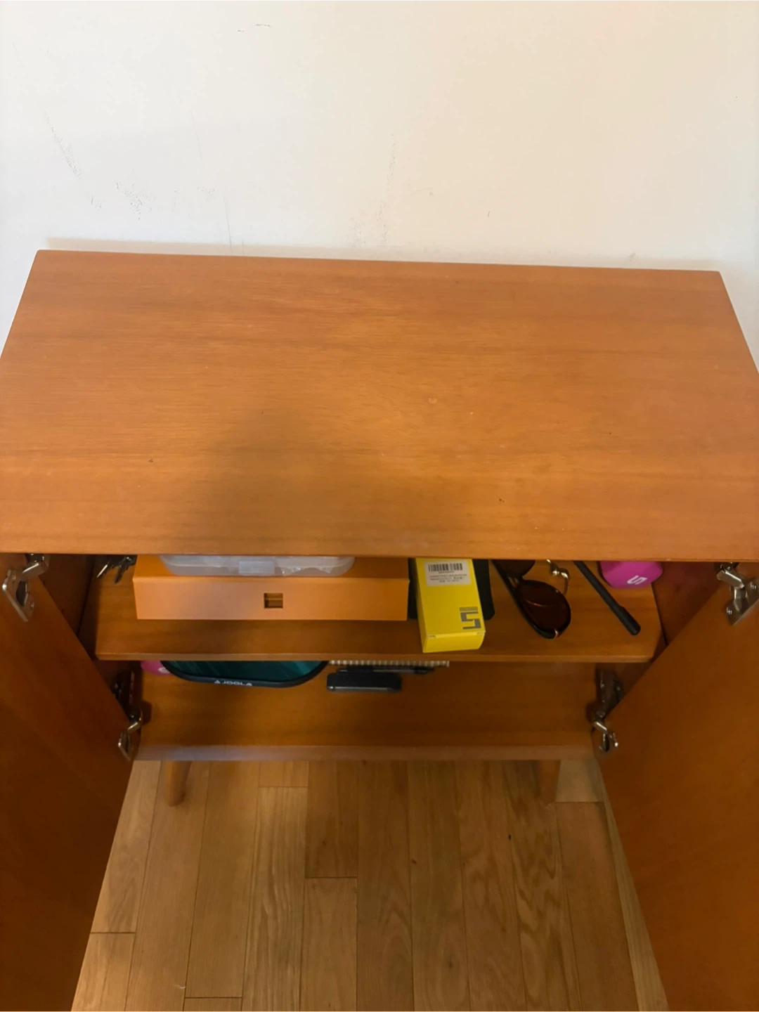 West Elm Mid-Century Modern Style Cabinet with Double Doors - photo 5