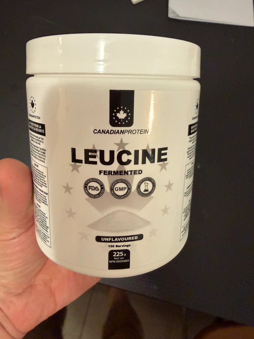 Fermented Leucine for workouts 225g new, sealed tub