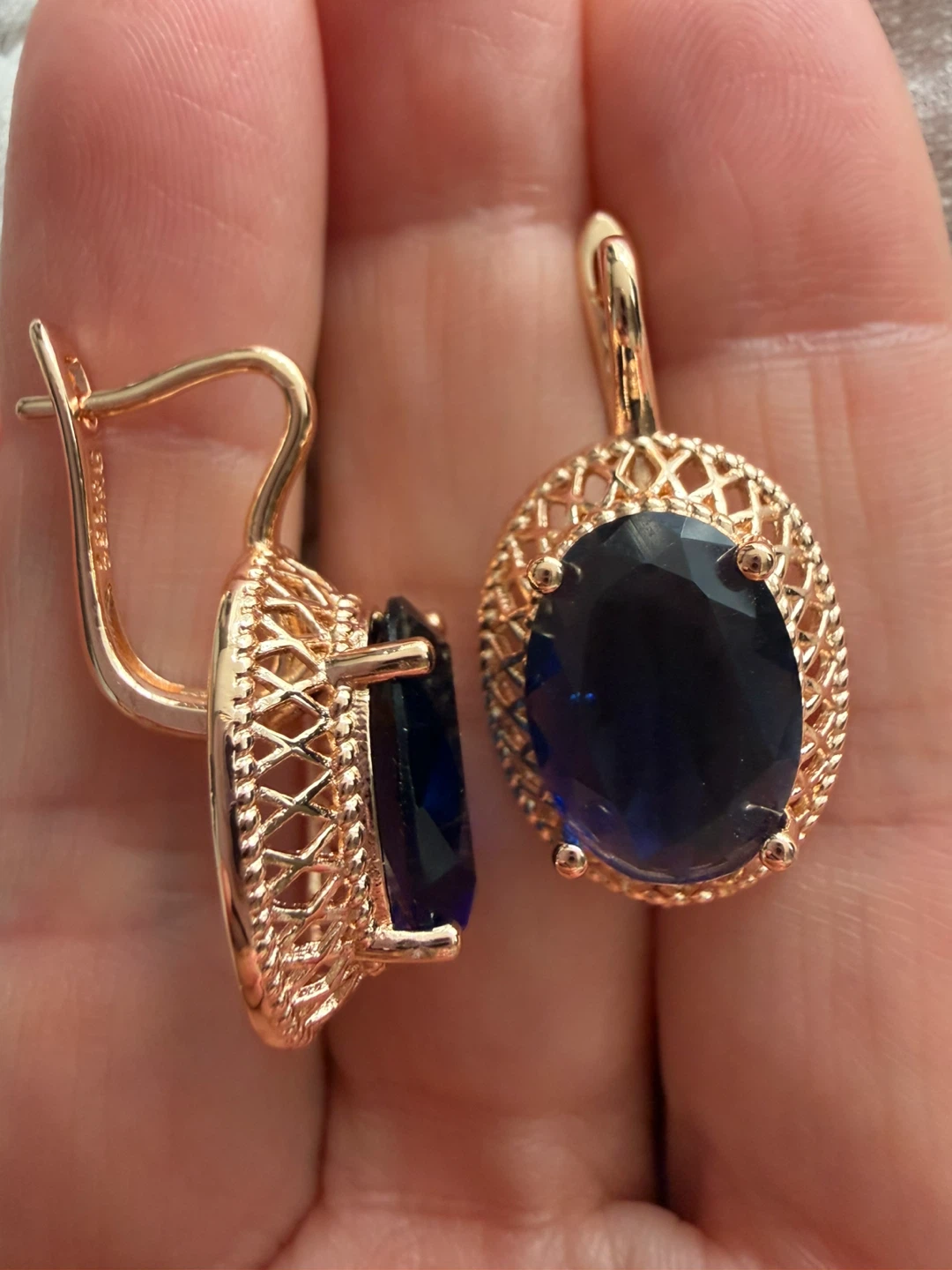 14k gemstone earrings