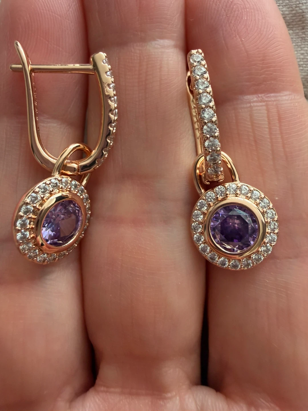 14k gemstone earrings