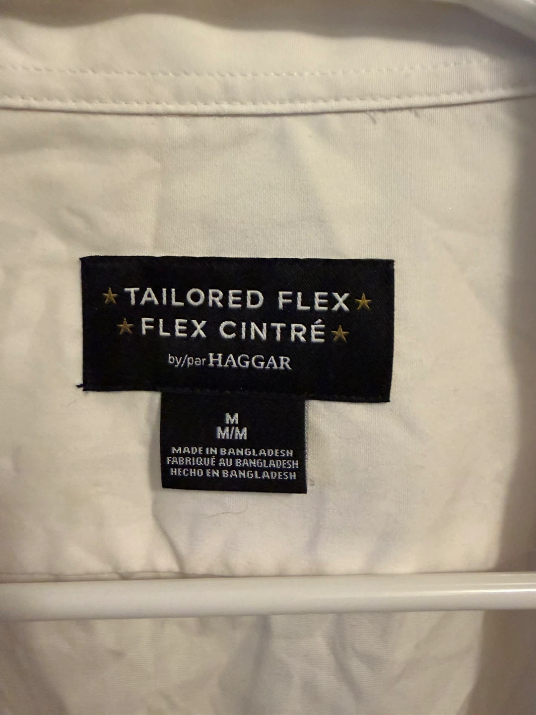 Haggar Tailored Flex White Button-Up Shirt - photo 3