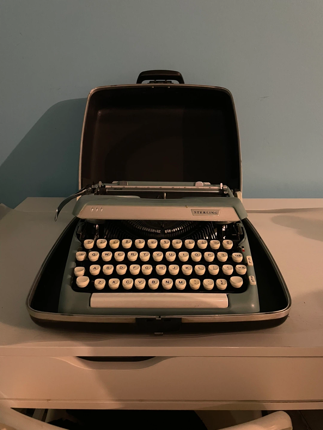 Smith-Corona Sterling Typewriter with Case