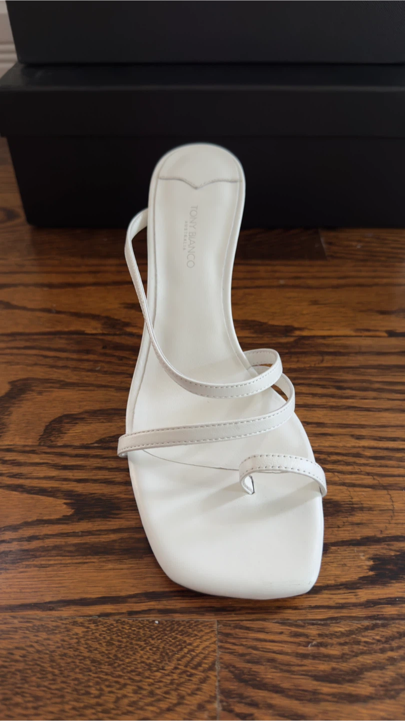Tony Bianco Blossom White Strappy Heeled Sandals - photo 3