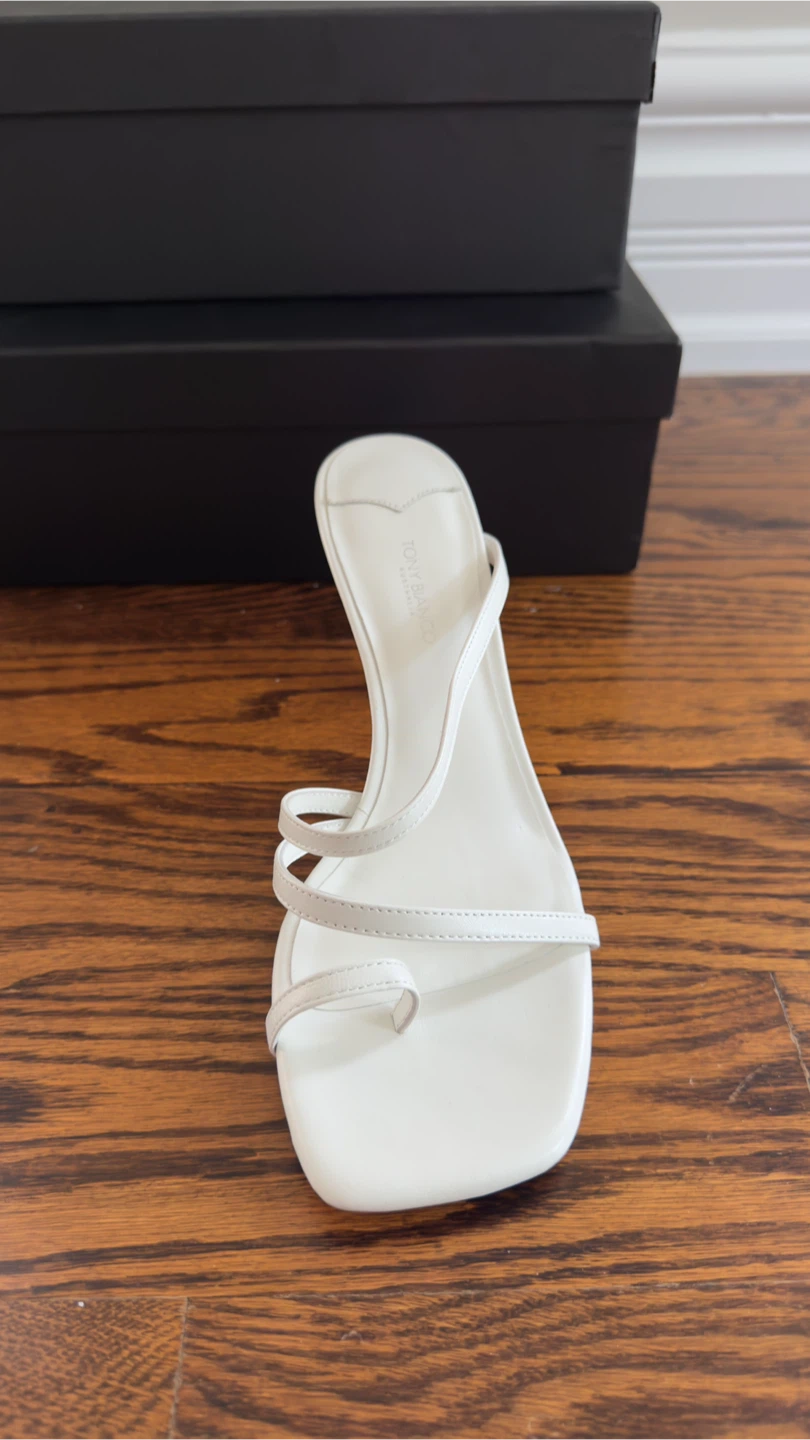 Tony Bianco Blossom White Strappy Heeled Sandals - photo 4