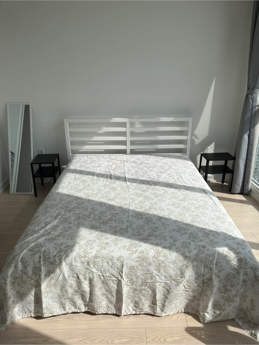 IKEA White Queen Bed Frame