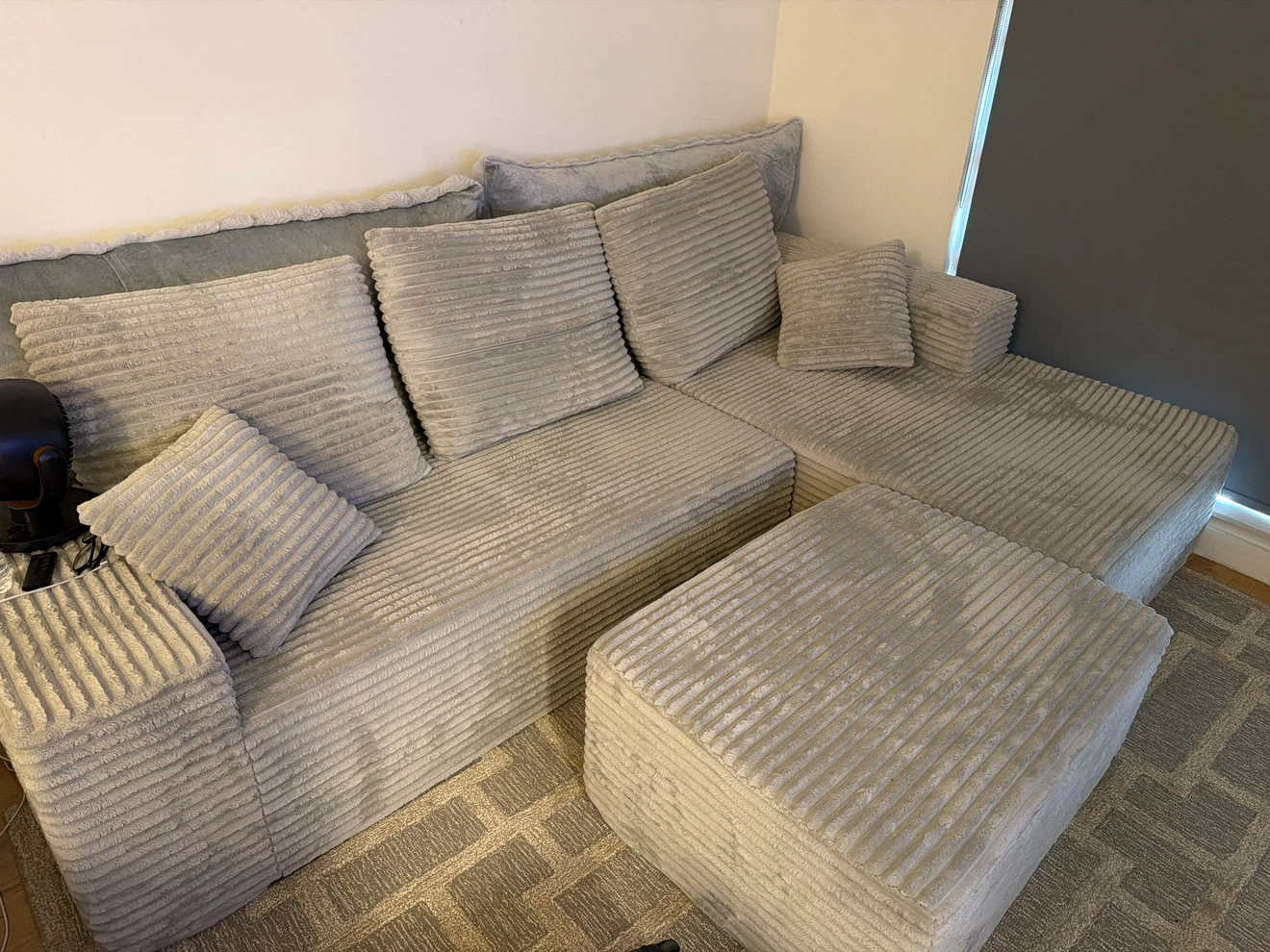 Large Sectional Sofa with Ottomans - photo 4