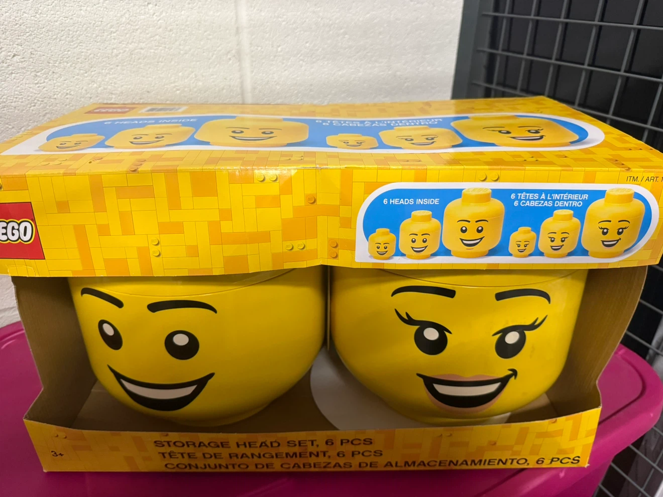 LEGO Storage Head Set - 6 Pieces