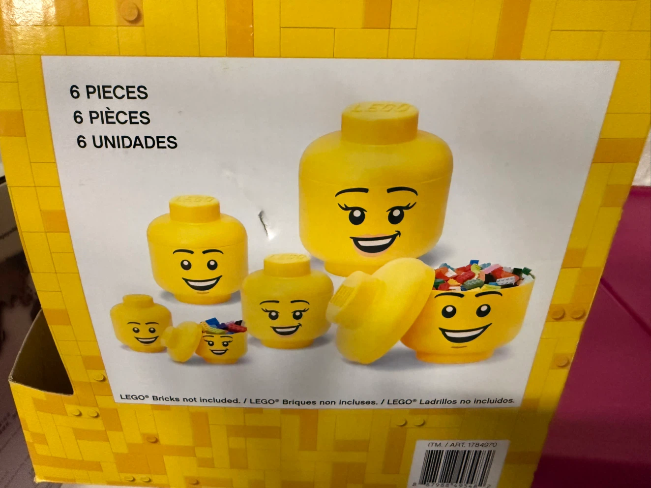 LEGO Storage Head Set - 6 Pieces - photo 2