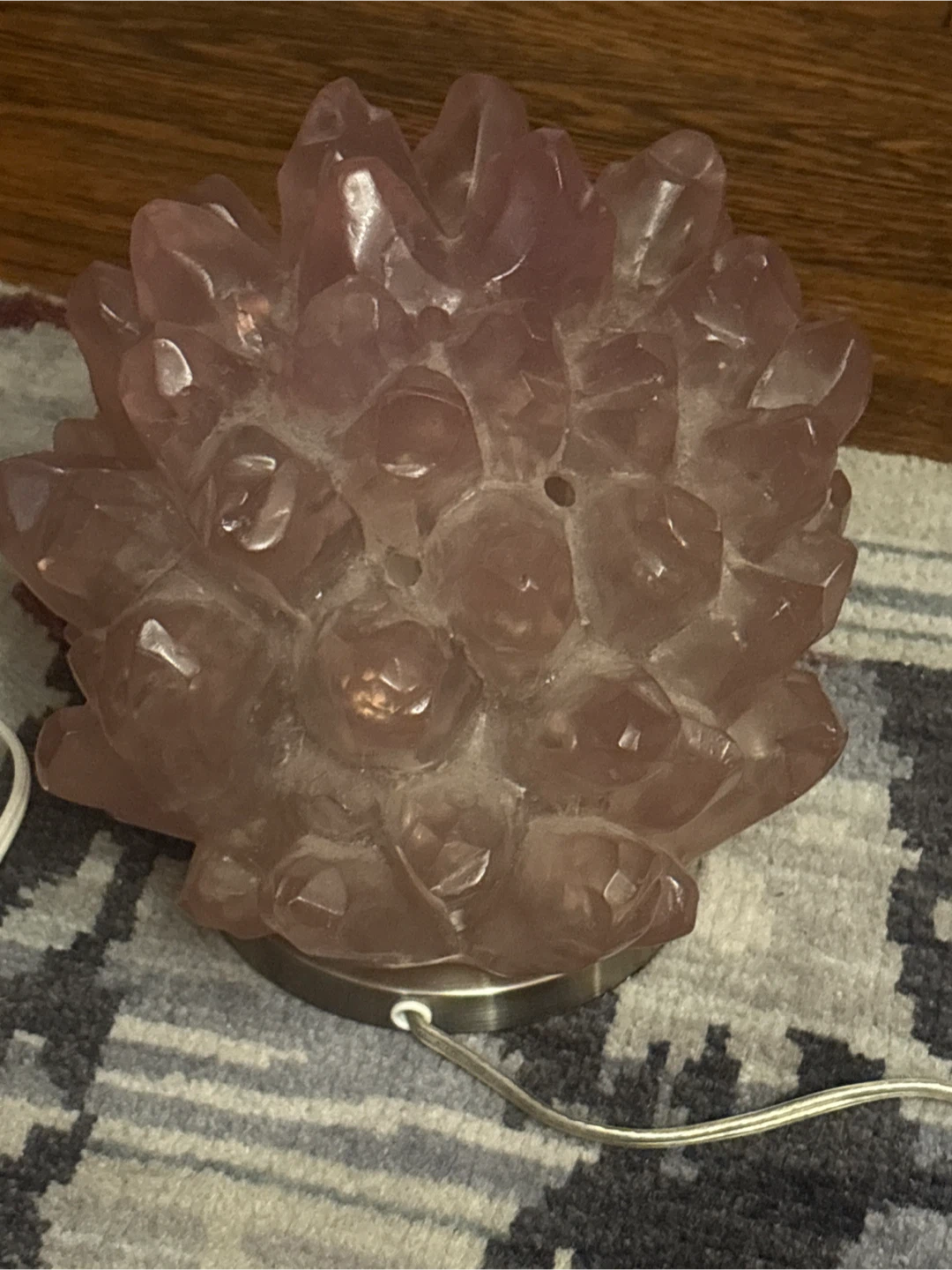 Crystal Cluster Table Lamp