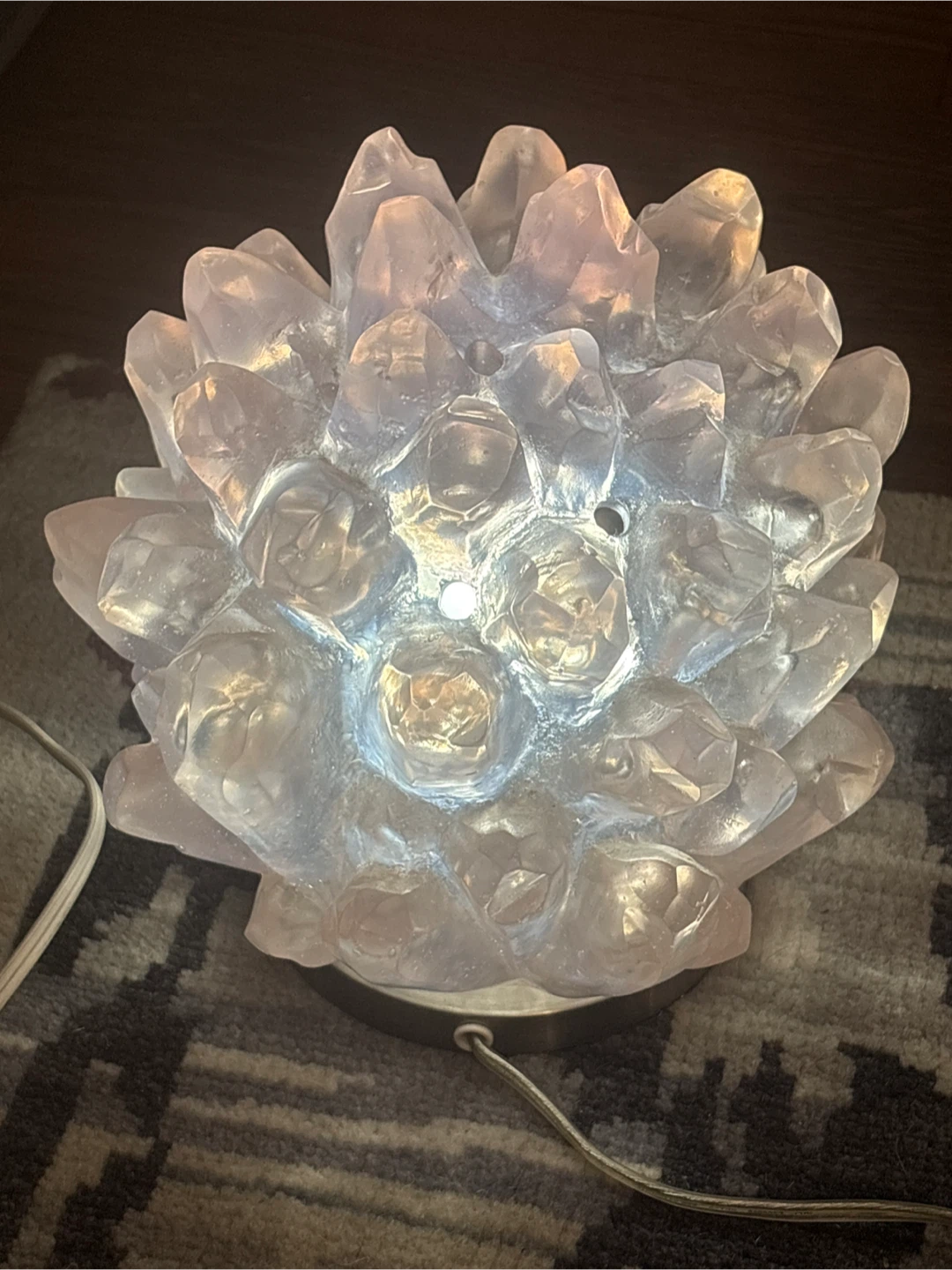 Crystal Cluster Table Lamp - photo 2