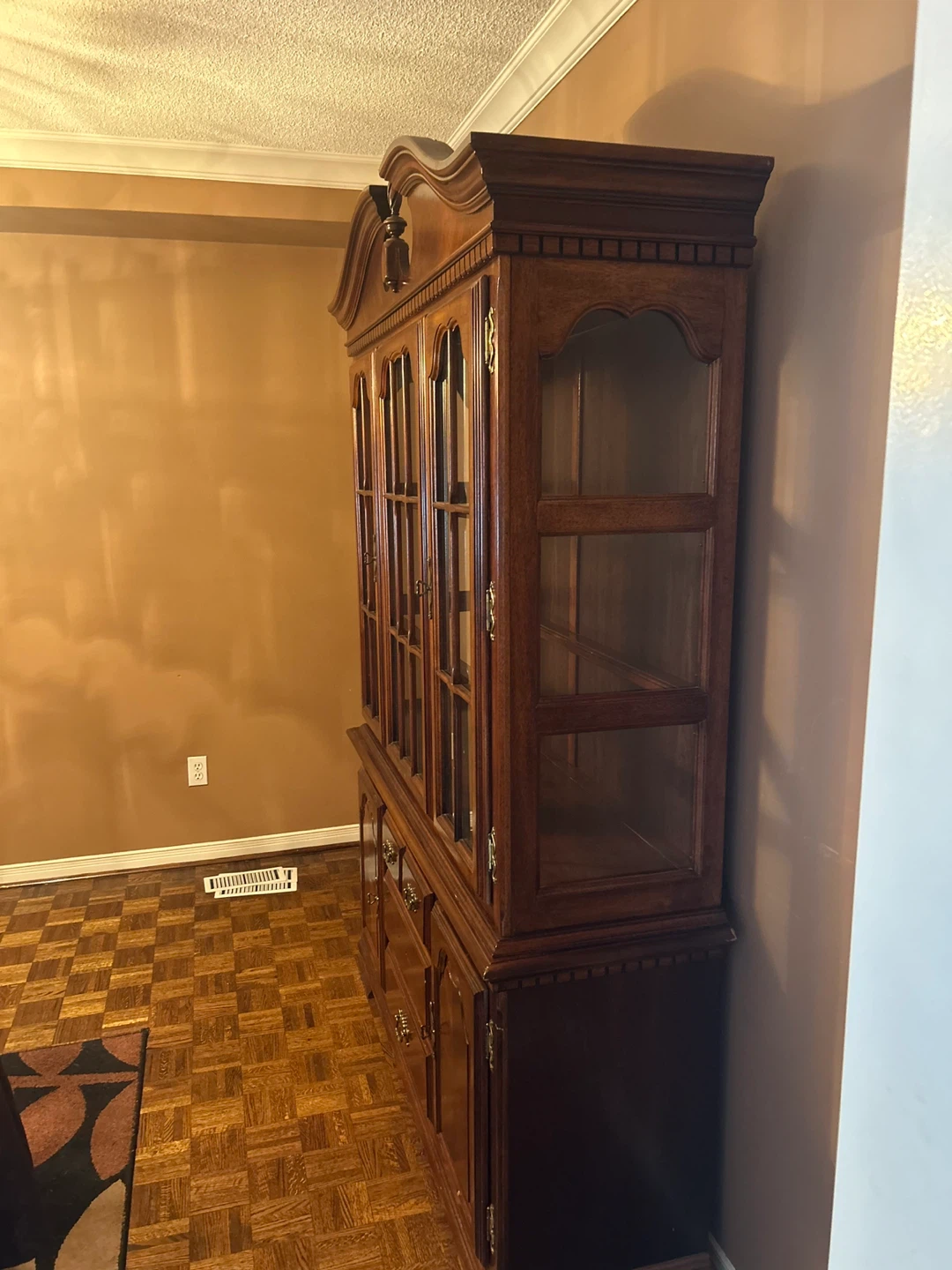 Wooden China Cabinet with Glass Doors - photo 3