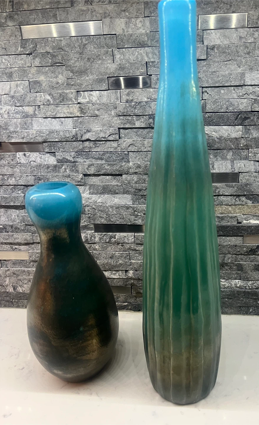 Two Decorative Vases Set