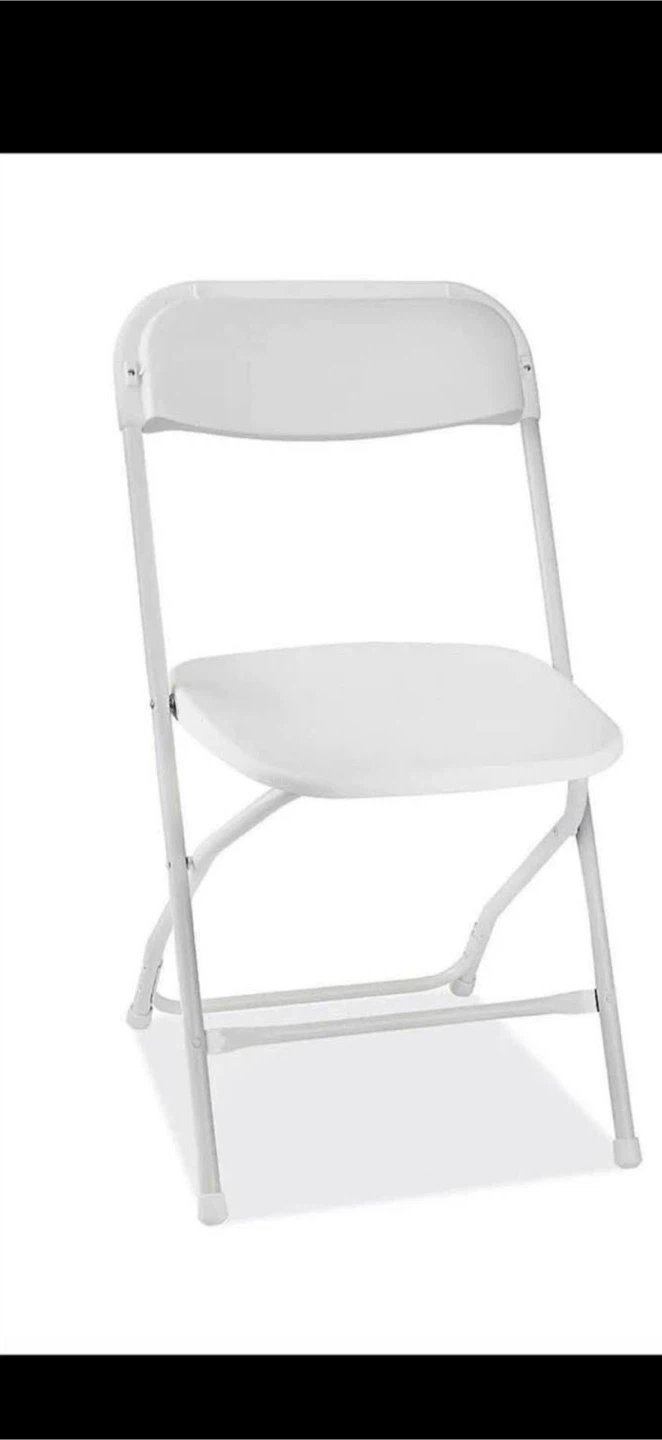 White Folding Chairs & Tables for Rent | Weddings • Parties • - photo 4