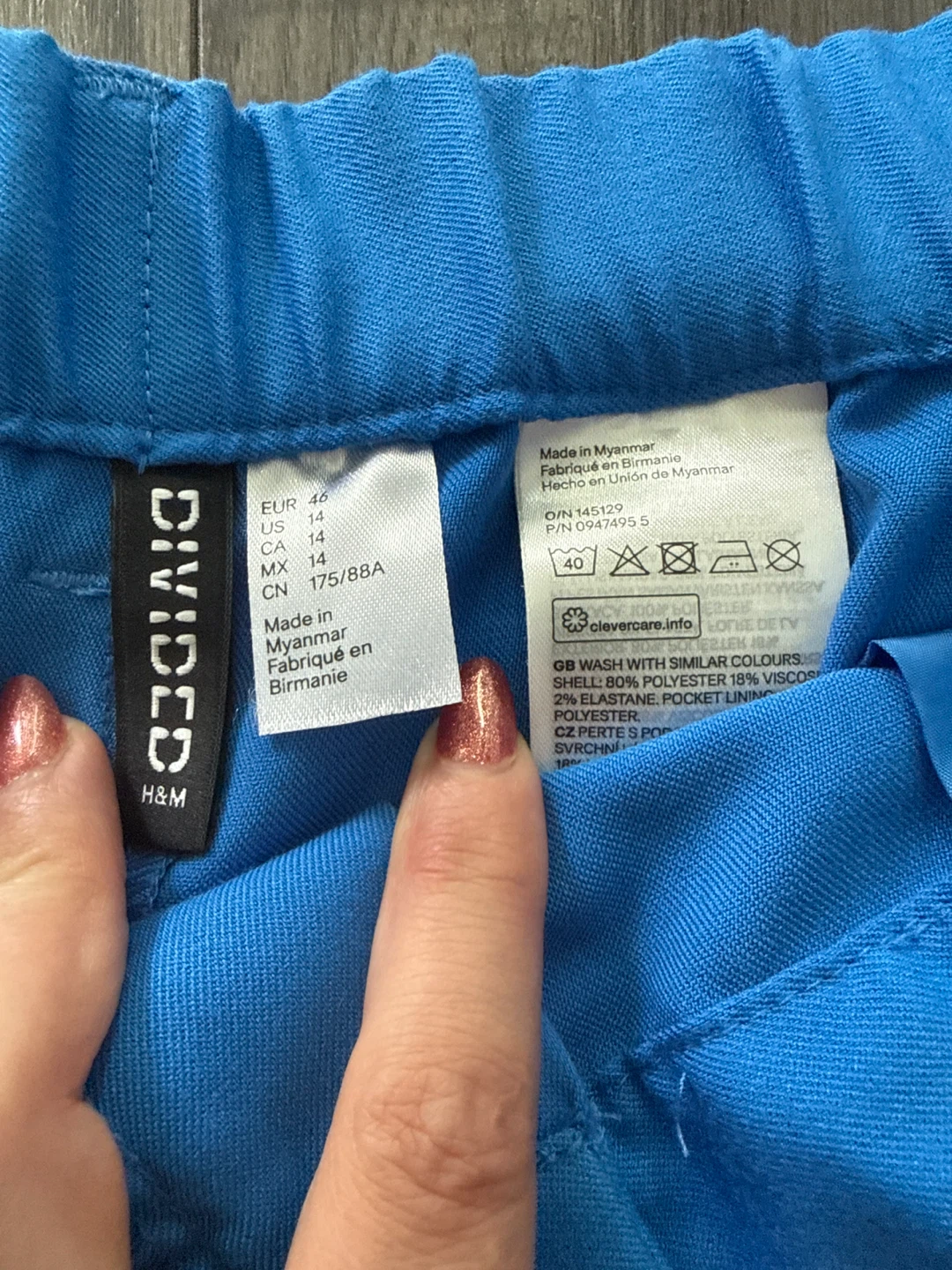 Woman Divided H&M Blue Shorts - Size 14 - photo 2