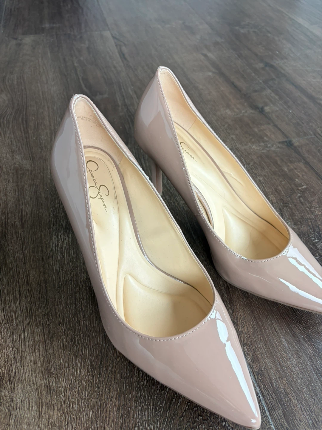 Jessica Simpson Patent Nude Heels - photo 2