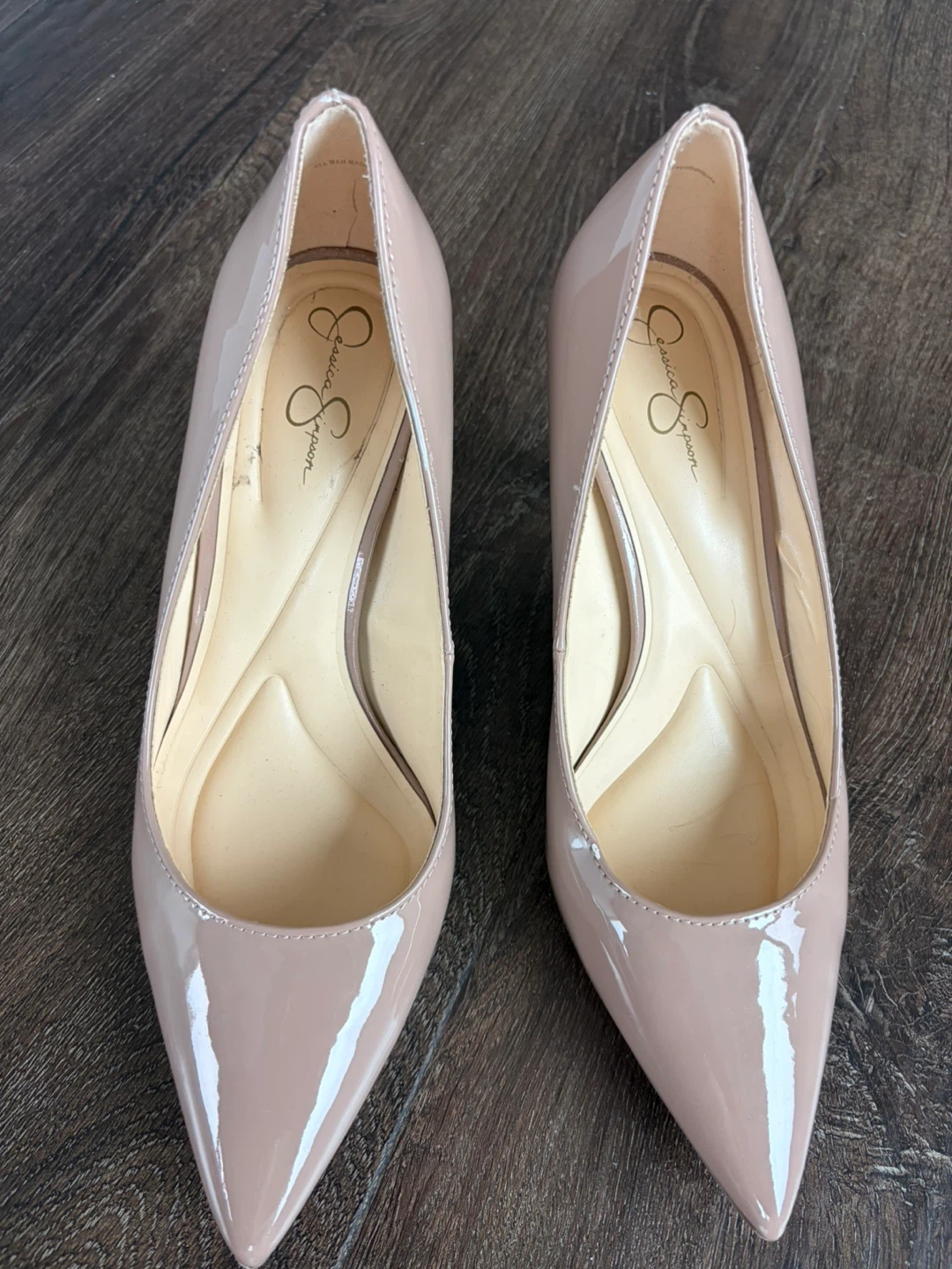 Jessica Simpson Patent Nude Heels - photo 3