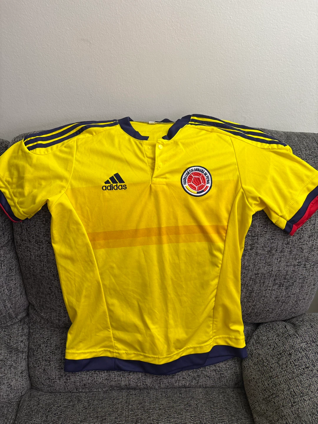 Adidas Colombia National Football Team Soccer Jersey