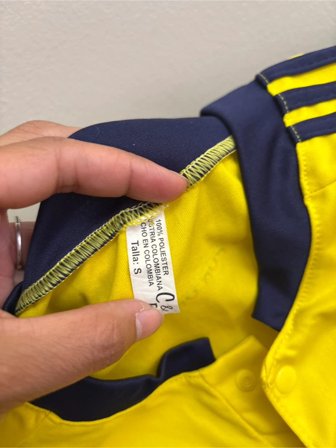 Adidas Colombia National Football Team Soccer Jersey - photo 3
