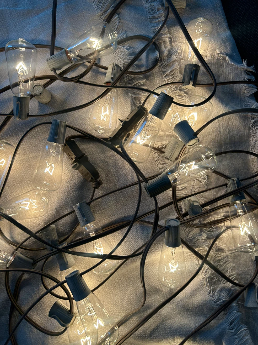 CANVAS Outdoor Patio String Lights – 40 ft – $45