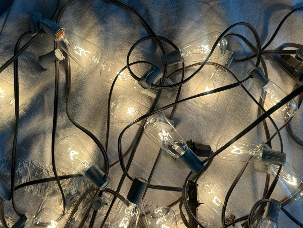 CANVAS Outdoor Patio String Lights – 40 ft – $45 - photo 5