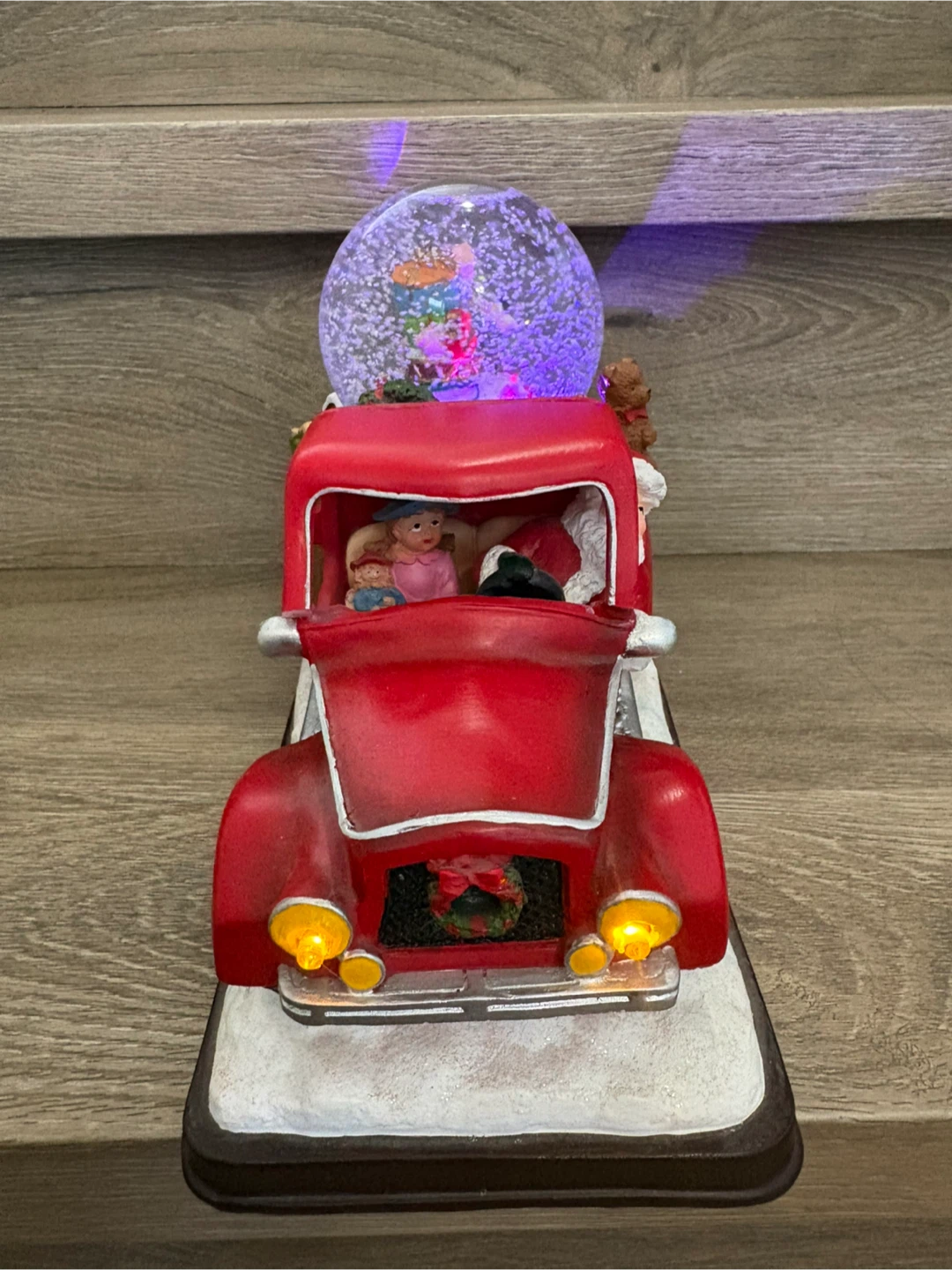 Red Vintage Truck Snow Globe - photo 4