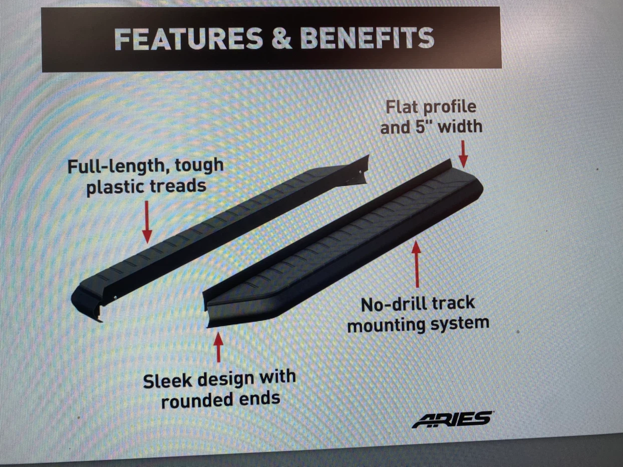 Aries 67" x 5" Side Steps