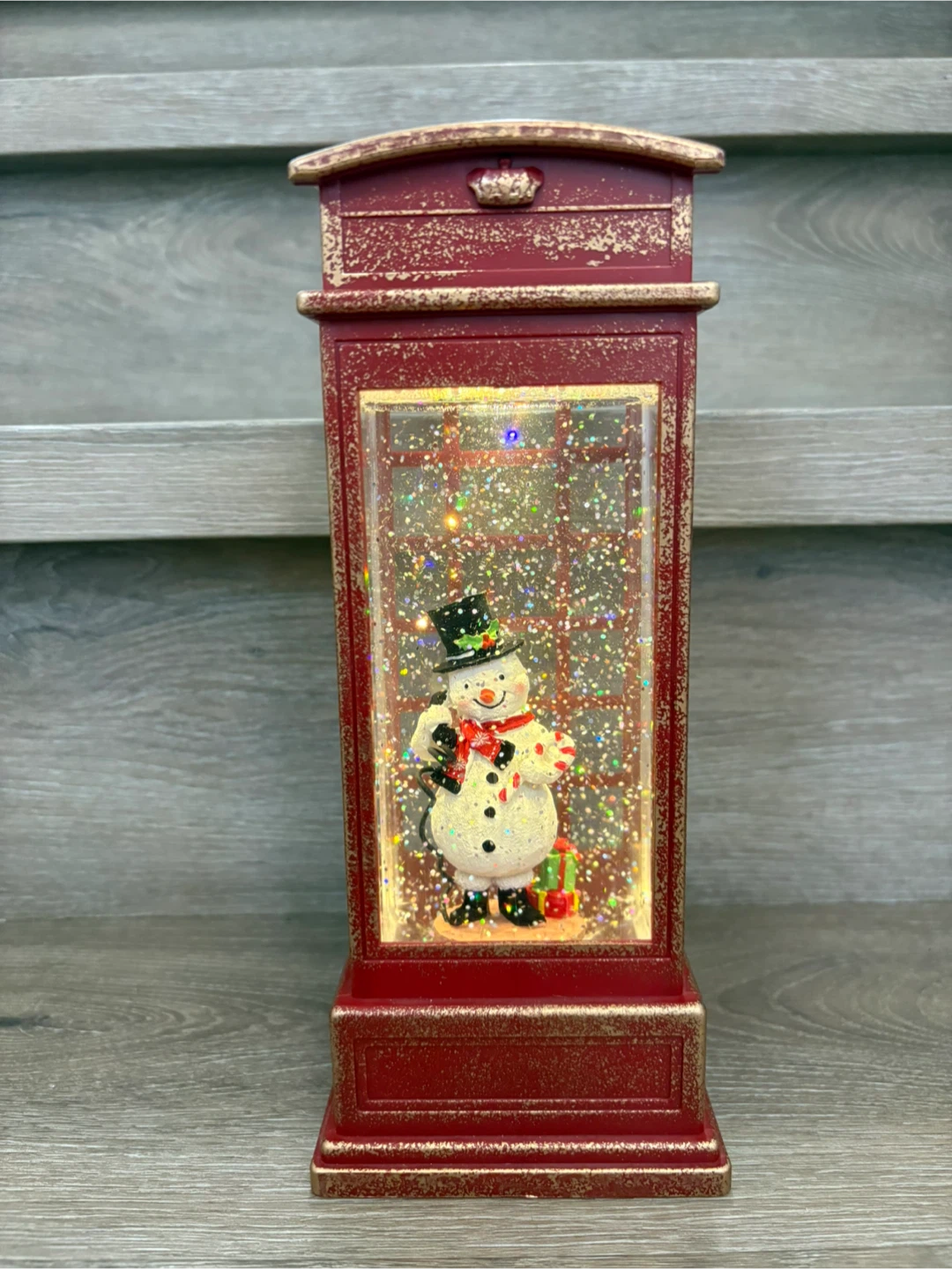 Snow globe Snowman Lantern - photo 2