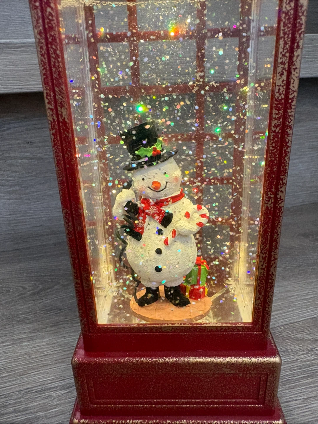 Snow globe Snowman Lantern - photo 4