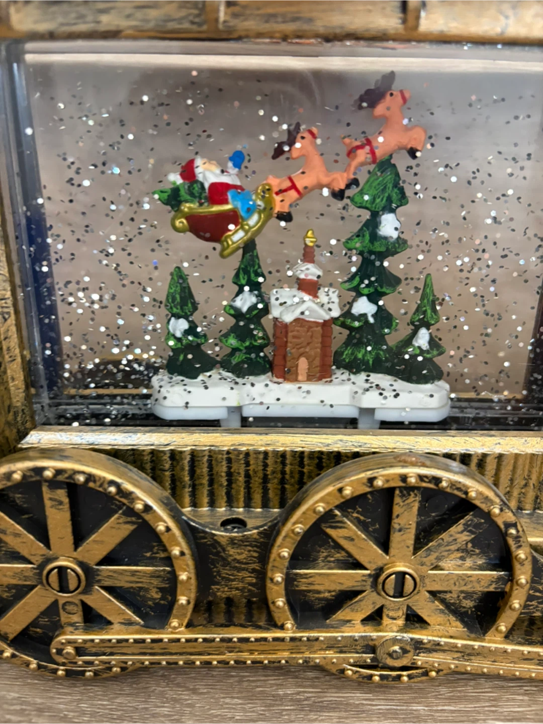 Snow globe Light-Up Santa's Train - photo 4
