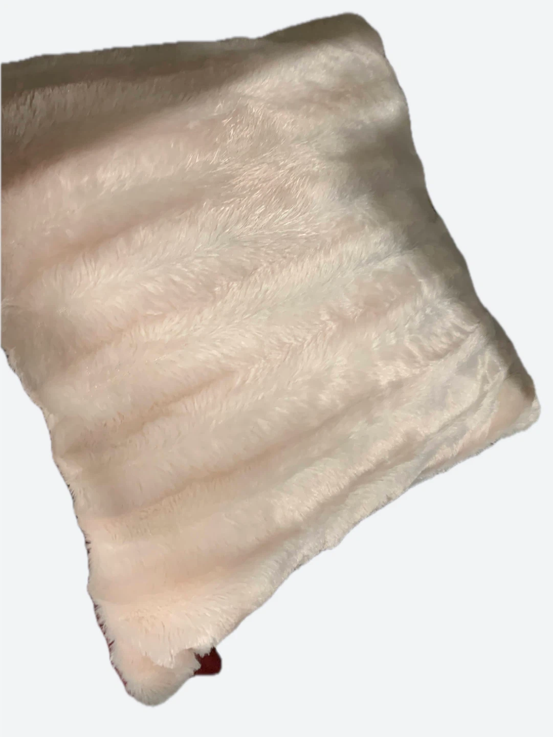 Pink Faux Fur Throw Pillow - photo 4