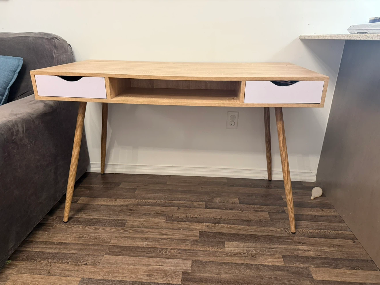Wooden Writing Desk with Drawers