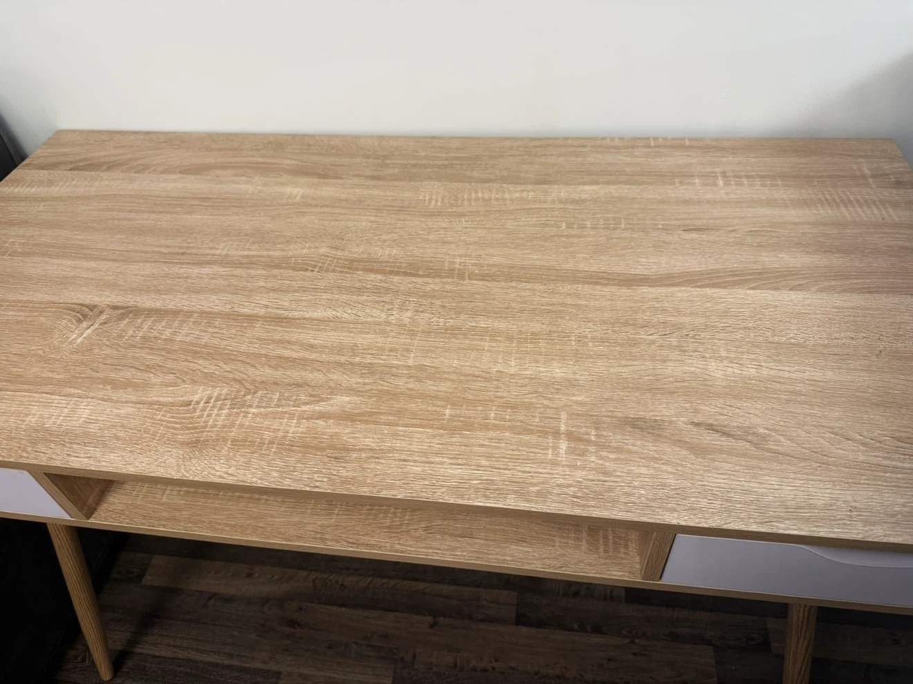Wooden Writing Desk with Drawers - photo 3