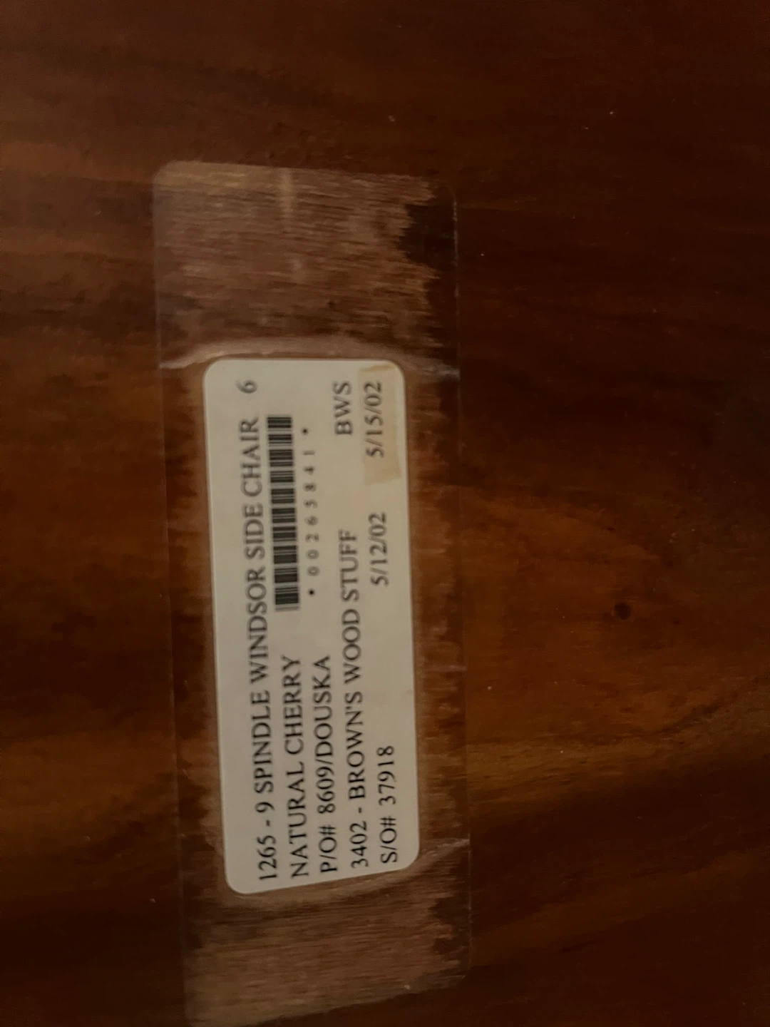 Two National Cherry Wooden  Chairs comes with dining table - photo 5