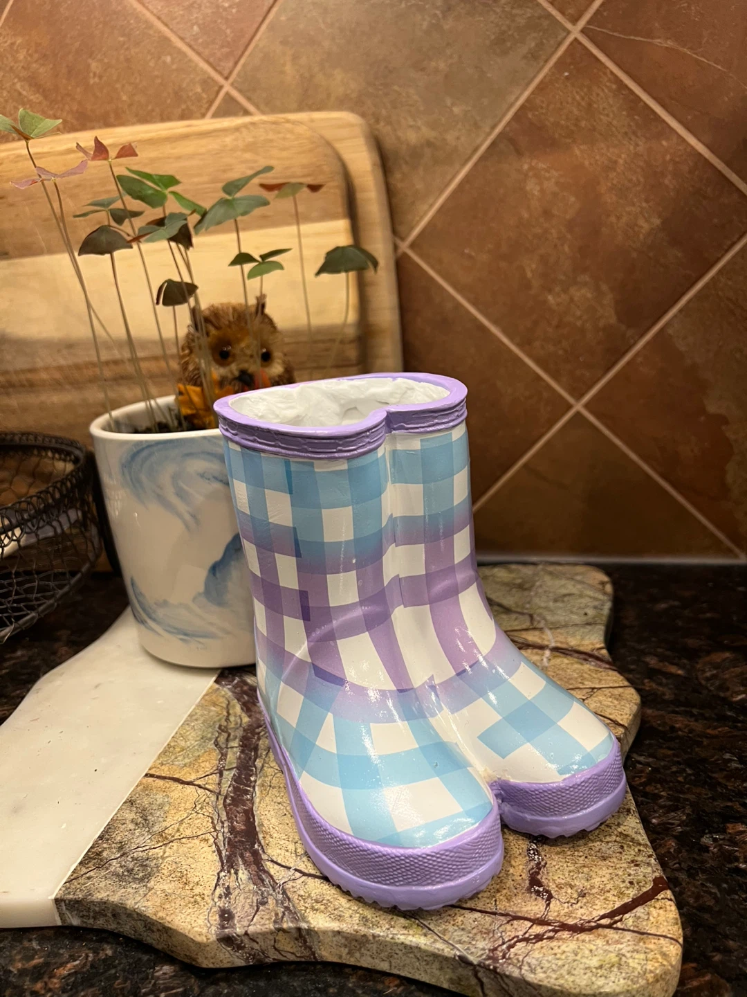 Rain Boot Shaped Planter/Flower Vase - photo 5