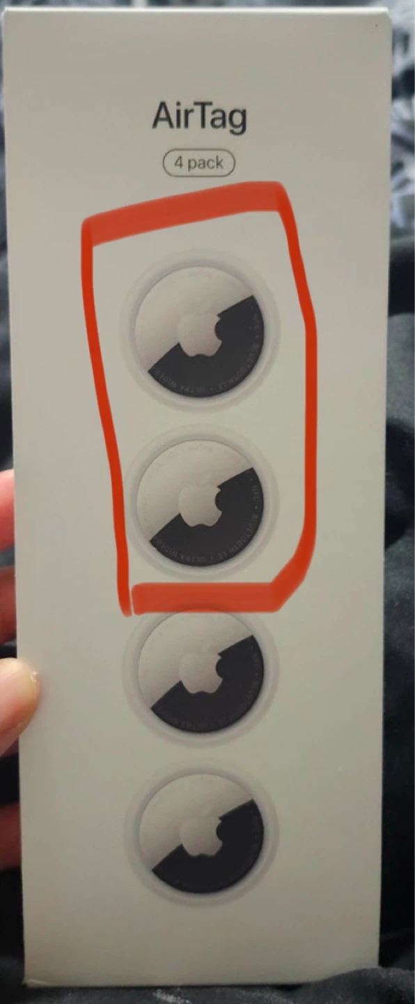 Apple AirTag X 2–brand new