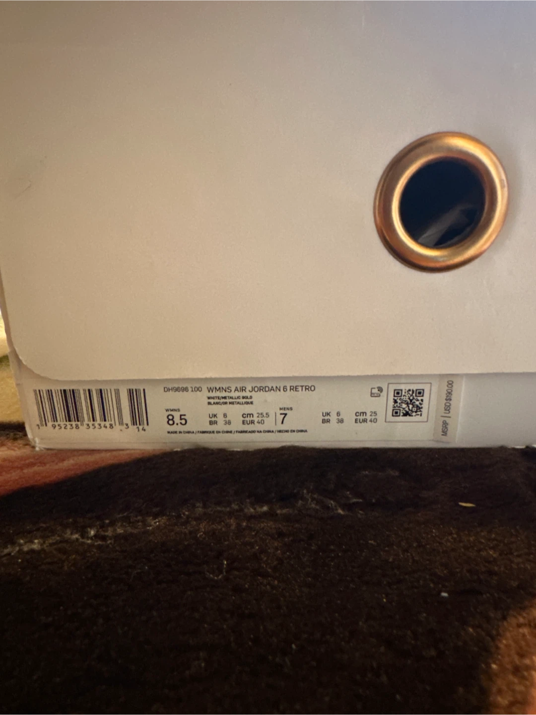Air Jordan 6 " Gold Hoops" - photo 5