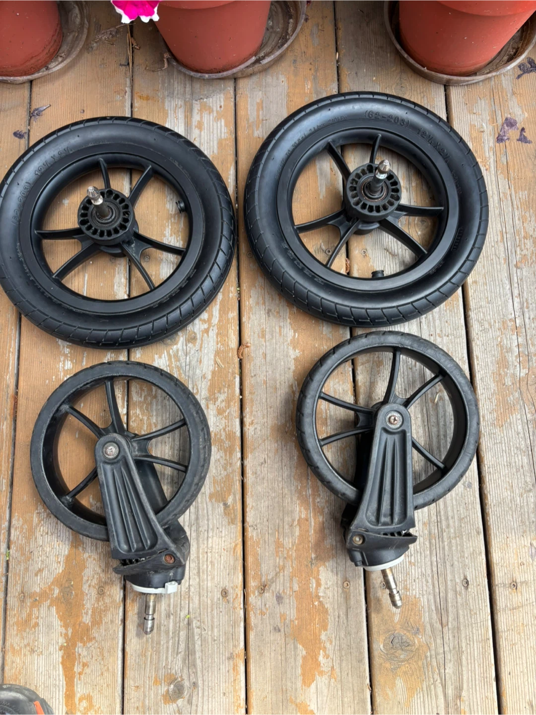 Kenda Stroller Wheels (2 Front, 2 Rear) - photo 2