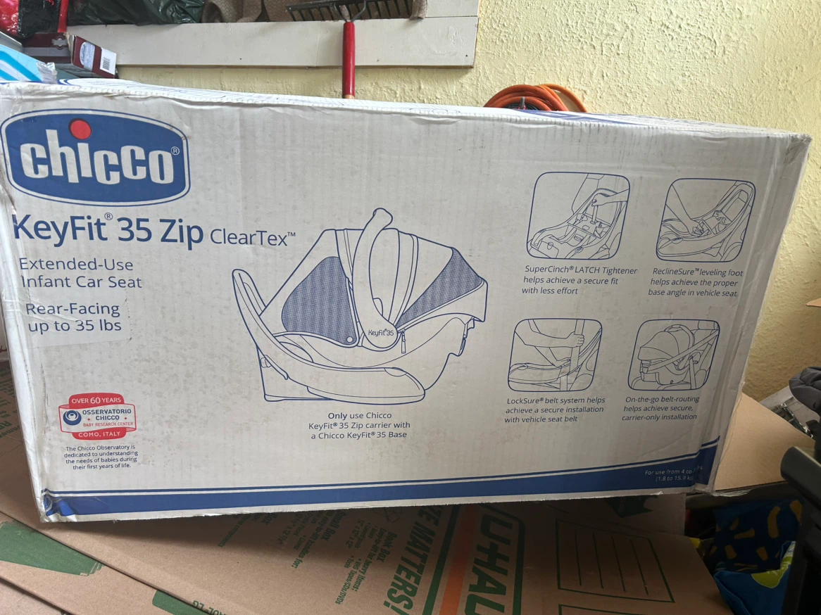 Chicco KeyFit 35 Zip ClearTex Infant Car Seat - photo 5