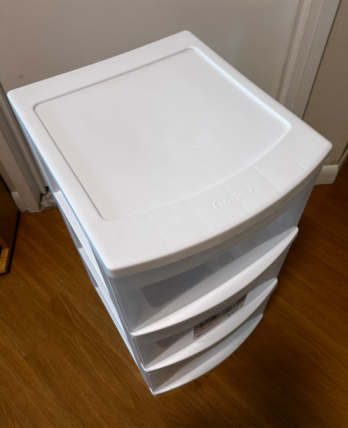 Sterilite 3-Drawer Medium cart - missing wheels - photo 3