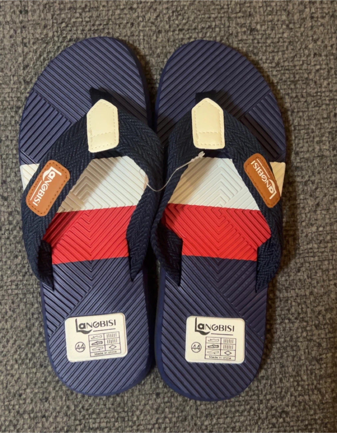 New Men’s Flip Flops Size 44