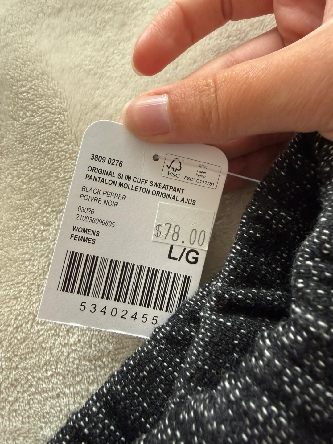 BNWT Roots Original Slim Cuff Sweatpants - photo 3