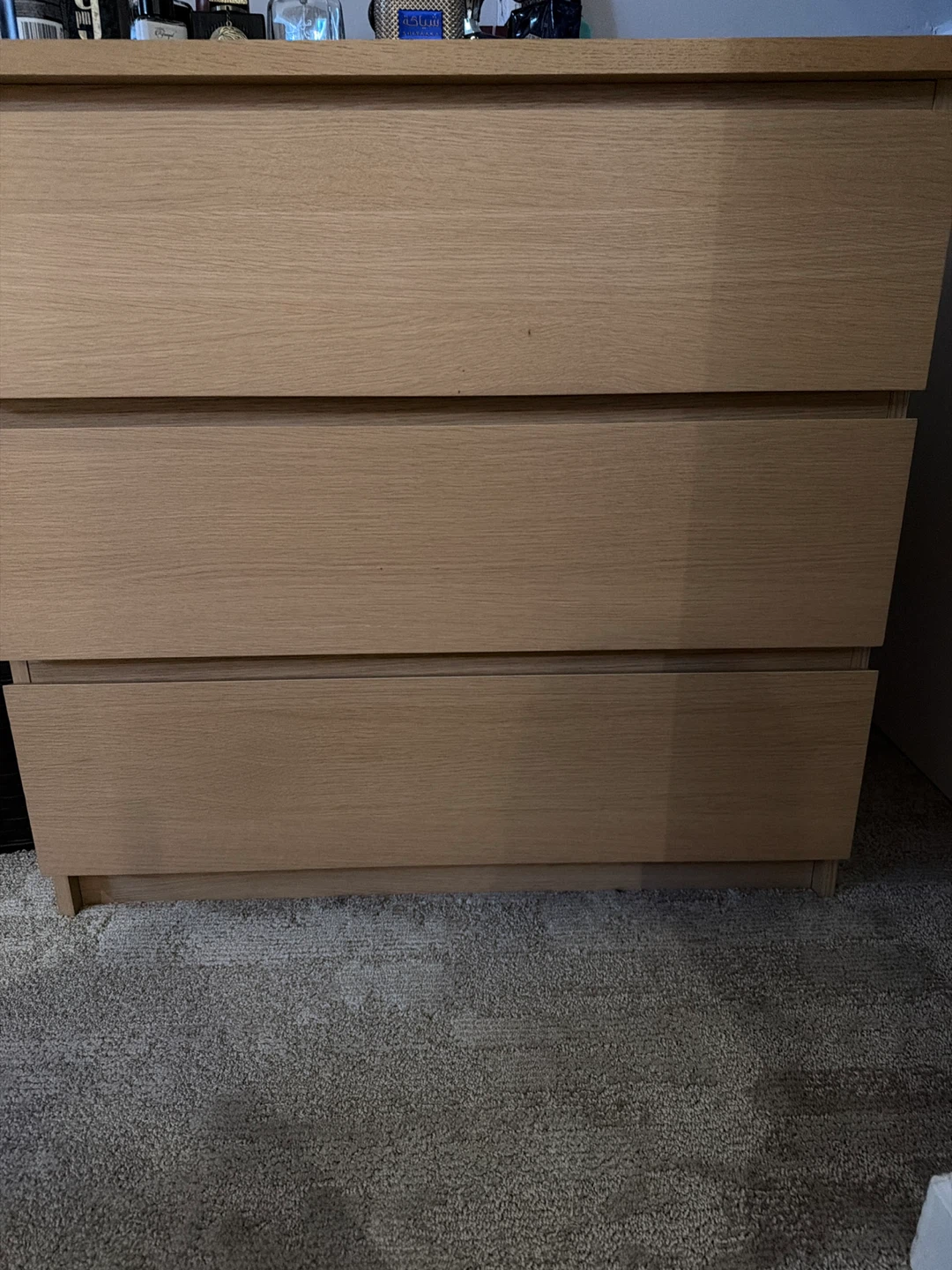 2 Wooden Dressers  - 6 Drawers total