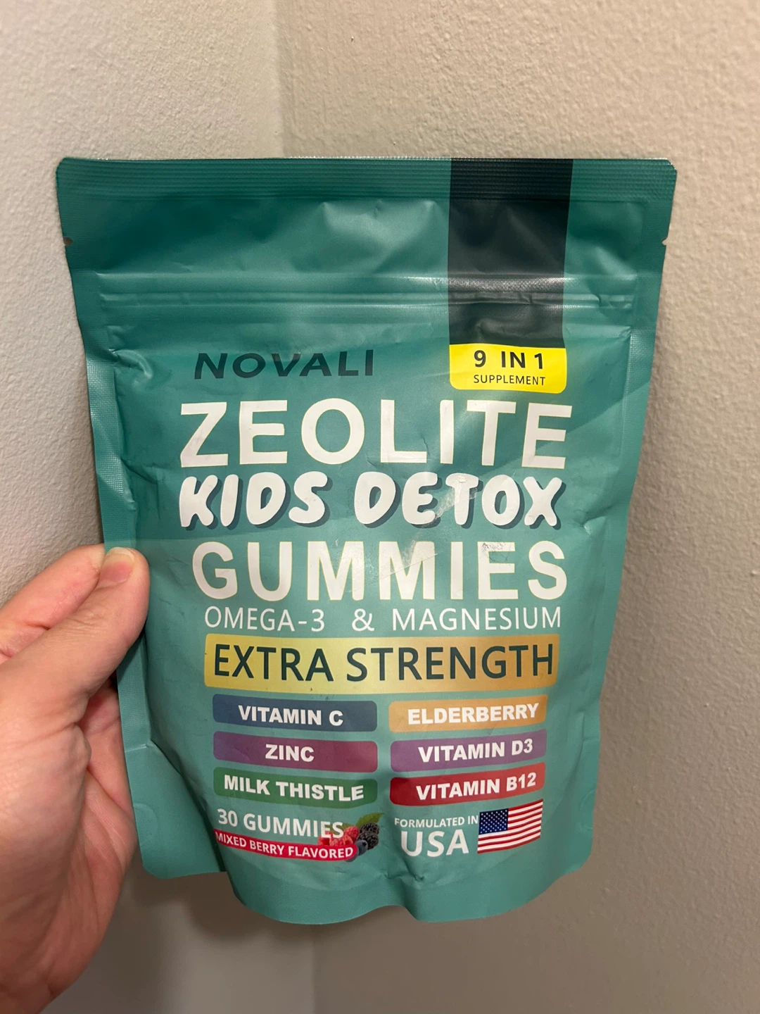 NOVALI Zeolite Kids Detox Gummies - Mixed Berry