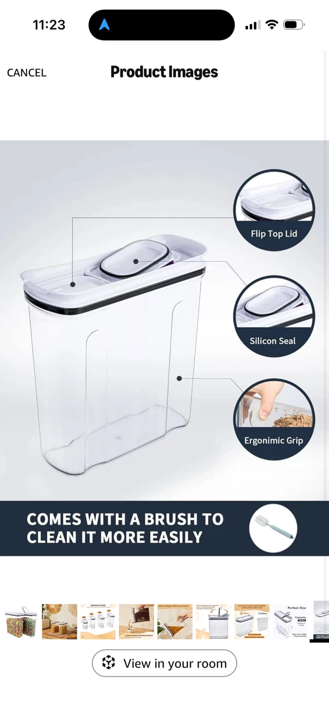 Airtight Food Storage Container (Tupperware) - photo 2
