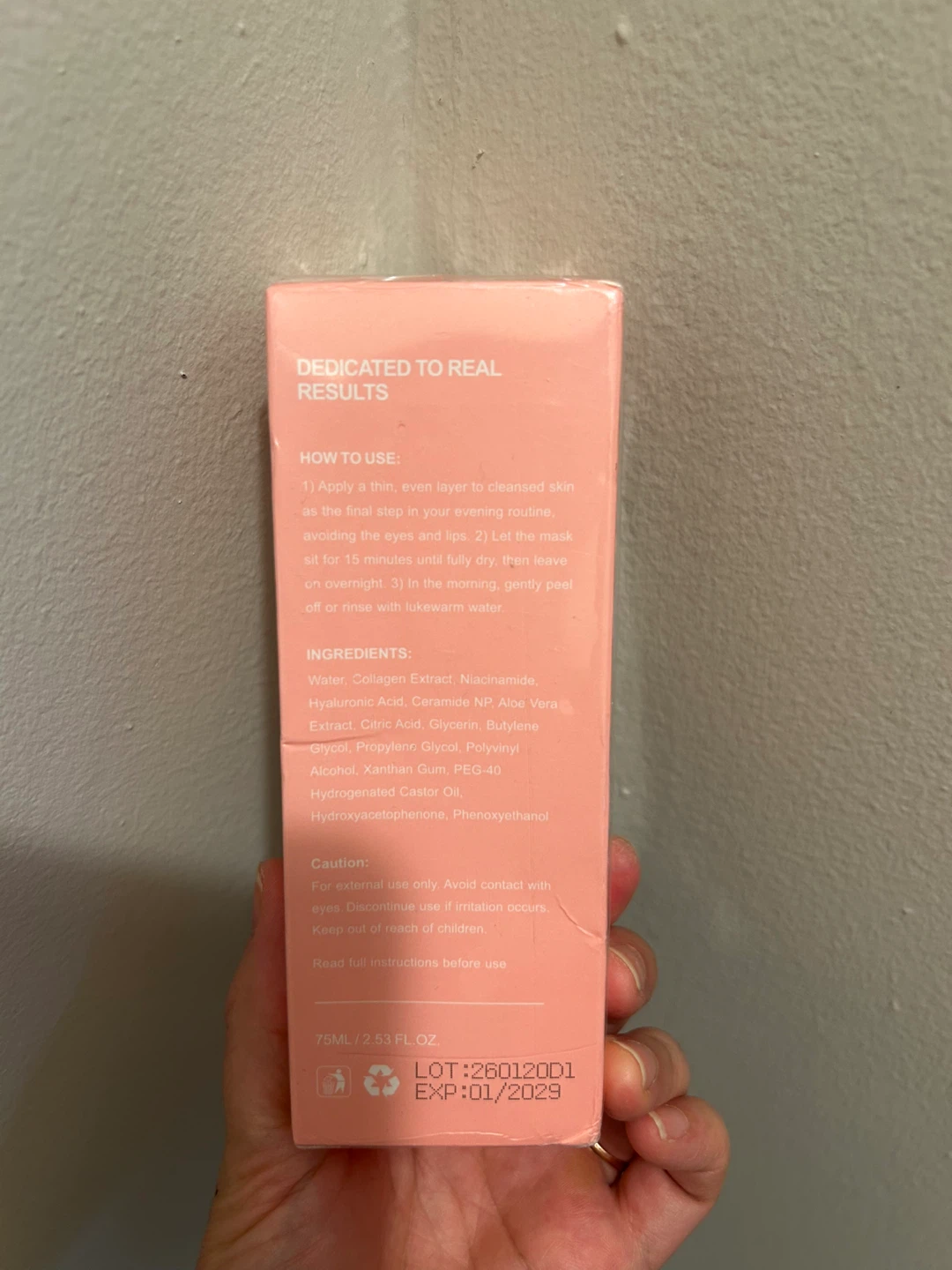 Yuri Korean Beauty Collagen Night Wrapping Mask 75ml - photo 3