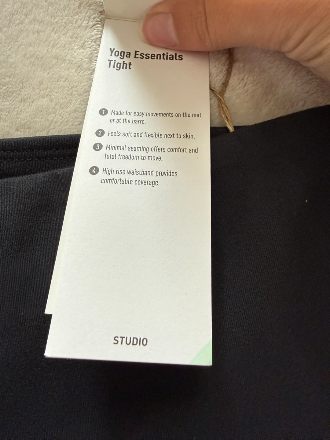 BNWT Adidas Yoga Essentials Training Tights - Black XL - photo 3