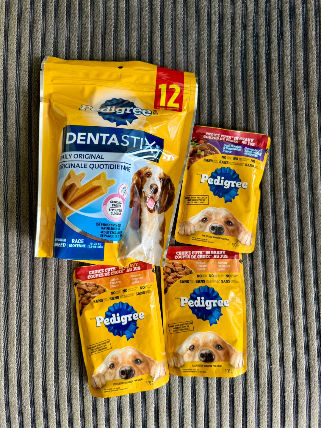 Pedigree Dentastix Daily Original Dog Treats & Wet Food Pouches